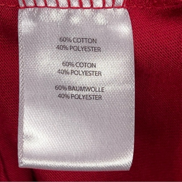 XL Noble Outfitters Red Classic Work Tee Mens Short Sleeve Opaque Heavy Cotton - Picture 13 of 14